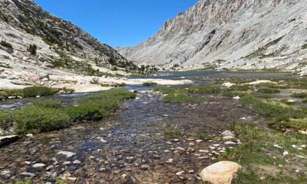 Day 3 – Evolution Meadows to Wanda Lake – best campsite!