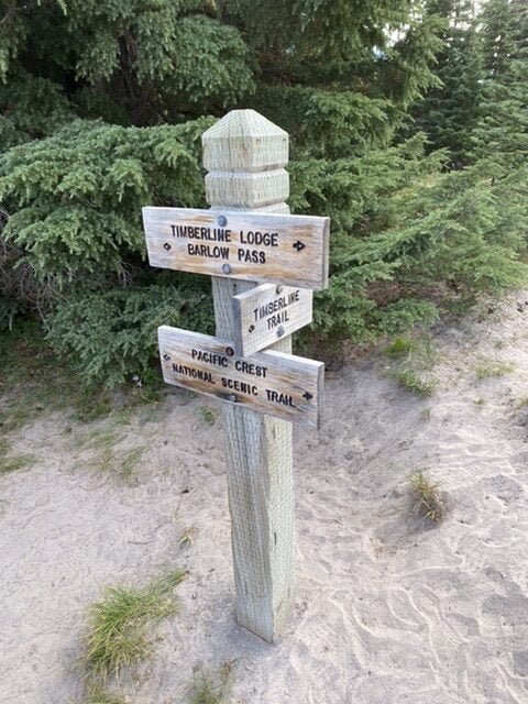 Timberline Trail PCT Intersection