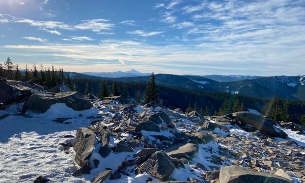 Winter hike to the top of Tom, or was it Dick or Harry – spectacular!
