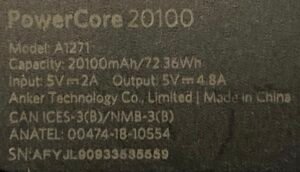 PowerCore 20100