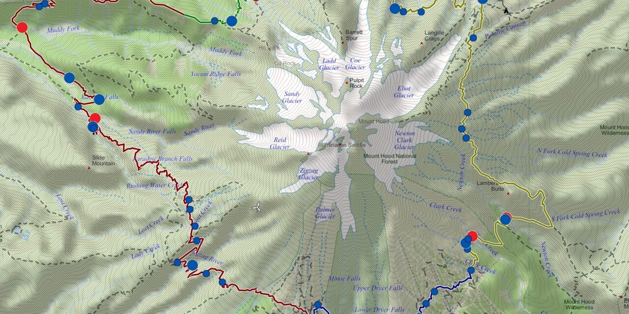 Water on the Timberline Trail