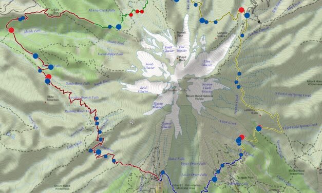 Water on the Timberline Trail